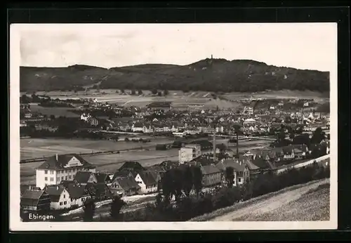 AK Ebingen, Totalansicht aus der Vogelschau