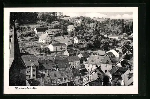 AK Blankenheim a. Ahr, Ortsansicht aus der Vogelschau