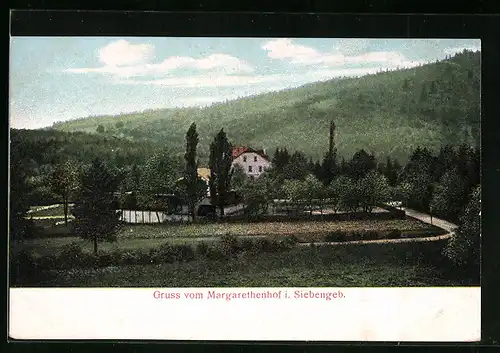 AK Königswinter /Siebengeb., Hotel und Pension Margarethenhof