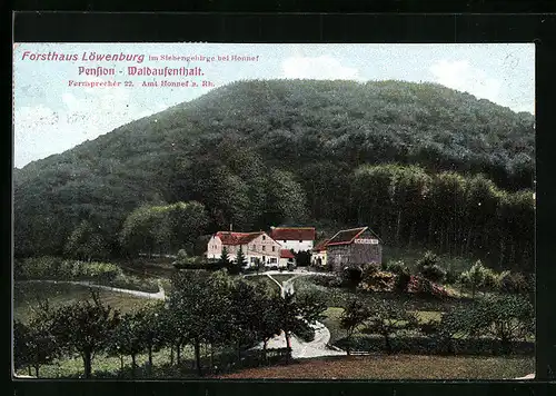 AK Honnef /Siebengeb., Pension Forsthaus Löwenberg