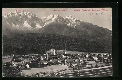 AK Innichen i. Pustertal, Totalansicht mit Kirche