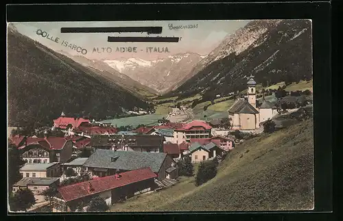 AK Colle Isarco, Totalansicht mit Kirche