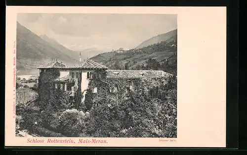 AK Mais-Meran, Blick zum Schloss Rottenstein