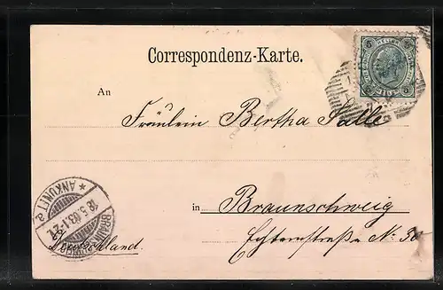 AK Obermais, Blick zum Schloss Rametz