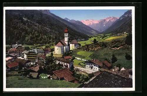 AK Colle Isarco /Strada del Brennero, Panorama verso Fleres