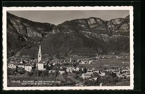 AK Caldaro presso Bolzano, Panorama verso la strada della Mendola
