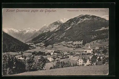 AK Gossensass, Panorama gegen die Gletscher