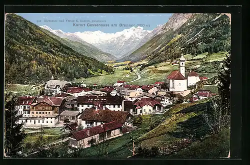 AK Gossensass am Brenner, Panorama