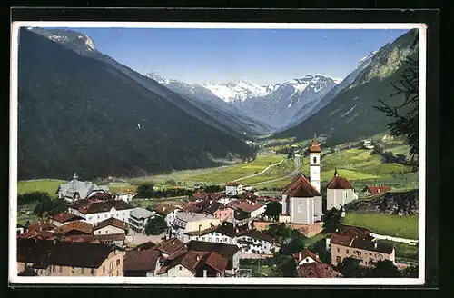 AK Colle Isarco sul Brennero, Panorama verso le Alpi Breonie