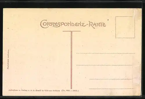 AK S. Konstantin, Villa Hoffingott u. Gregori, Kahnpartie am Völserweiher, Ortsansicht mit Schlern