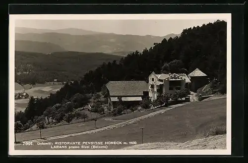 AK Larans b. Siusi, Ristorante Pensione Honeck