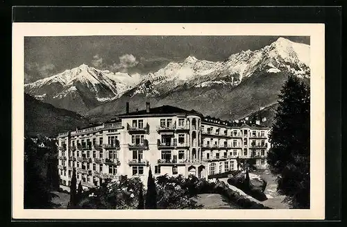 AK Merano, Parc Hotel mit Bergpanorama