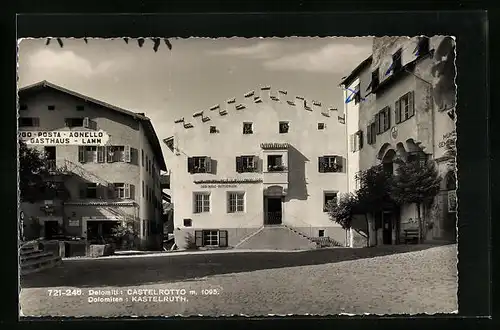 AK Castelrotto, Gasthaus Lamm und Reiffeisenkasse