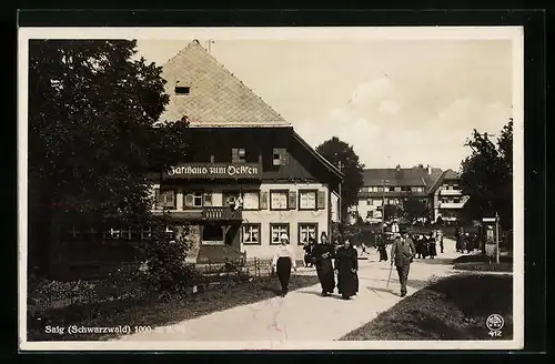 AK Saig /Schwarzwald, Gasthaus zum Ochsen