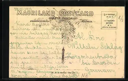 AK Auckland, Strassenbahn in der Queen Street