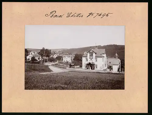Fotografie Brück & Sohn Meissen, Ansicht Bad Elster, Blick in den Ort mit Villa Zöphel