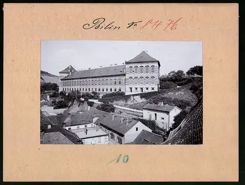 Fotografie Brück & Sohn Meissen, Ansicht Bilin, Blick auf das Schloss
