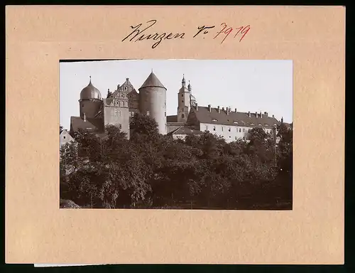 Fotografie Brück & Sohn Meissen, Ansicht Wurzen i. Sa., Blick auf das Schloss