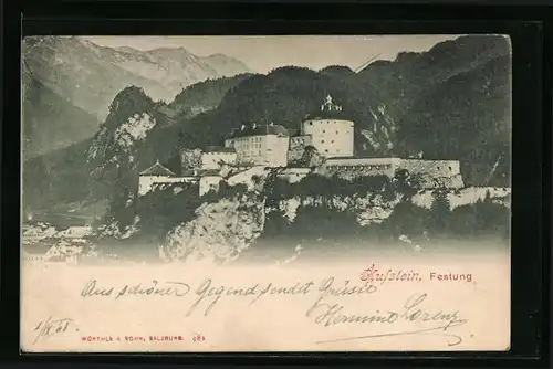 AK Kufstein, Blick auf die Festung