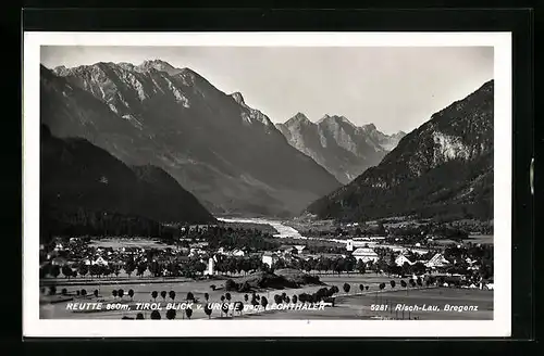 AK Reutte i. Tirol, Blick v. Urisee geg. Lechthaler