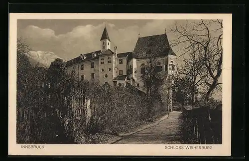 AK Innsbruck, auf dem Weg zum Schloss Weiherburg