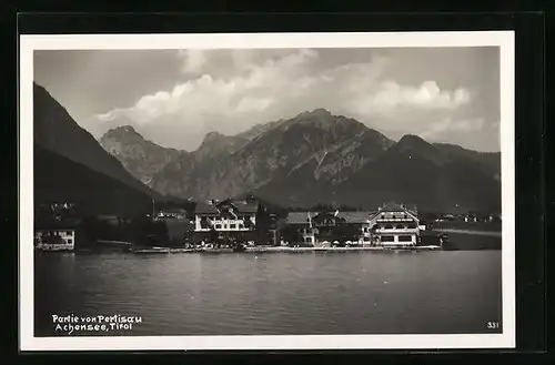 AK Pertisau am Achensee, das Hotel Stefanie am Ufer