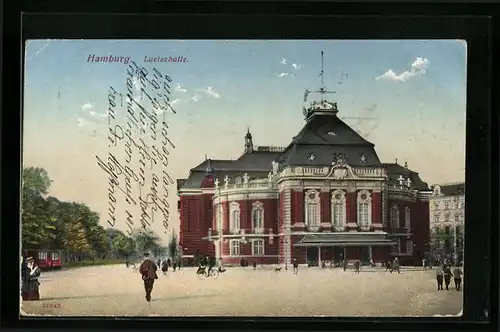 AK Hamburg-Neustadt, vor der Laeiszhalle