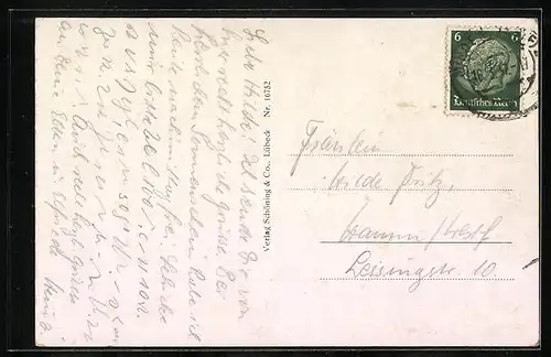 AK Minden i. W., Ansicht des Rathaus