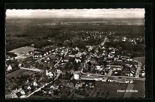 AK Hösel im Walde, Gesamtansicht, Luftbild