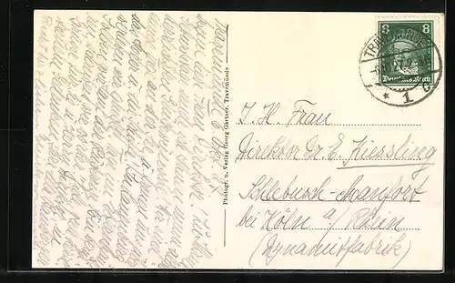 AK Travemünde / Ostsee, Vorderreihe mit Jachthafen