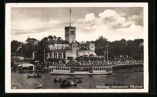 AK Hamburg, am Uhlenhorster Fährhaus