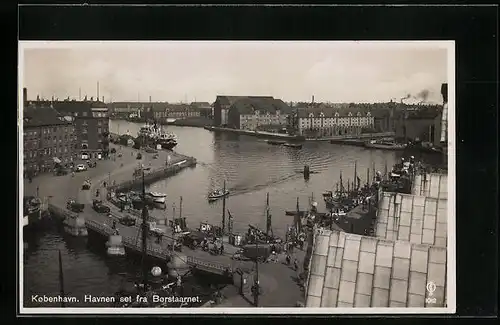 AK Kobenhavn, Havnen set fra Borstaarnet