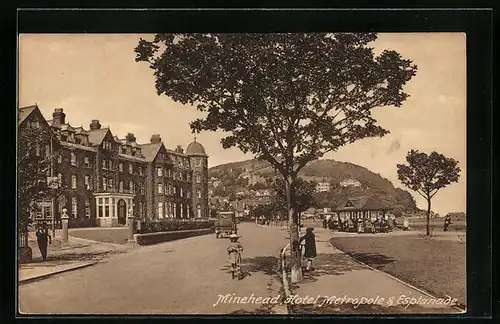 AK Minehead, Hotel Metropole & Esplanade