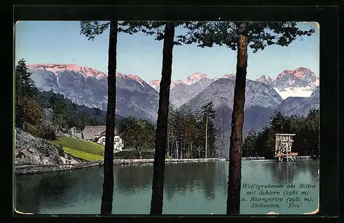 AK Renon, Wolfsgrubensee am Ritten mit Schlern