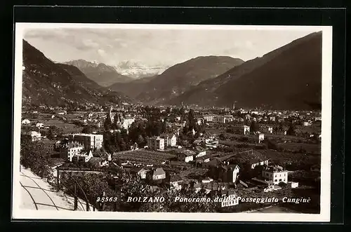 AK Bolzano, Panorama dalla Passeggiata Cungiuè