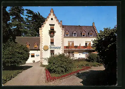 AK Meran-Obermais, Cafe-Pension Sonnenhof, Leichtergasse 3