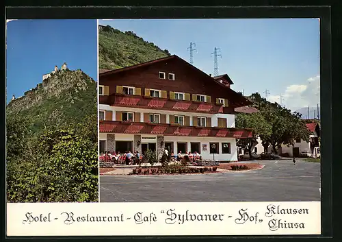 AK Klausen am Eisack, Hotel Restaurant Sylvaner Hof, Ortspartie