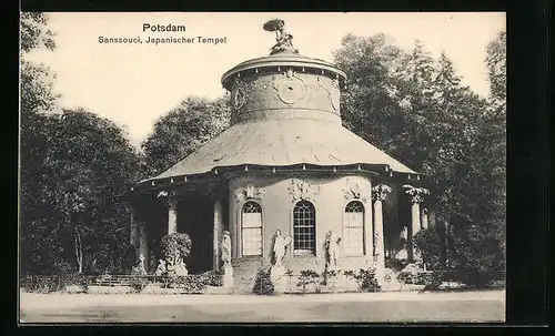 AK Potsdam, Schloss Sanssouci, Japanischer Tempel