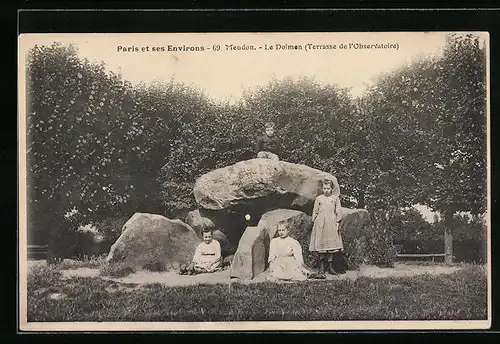 AK Meudon, le Dolmen, Terrasse de l'Observatoire