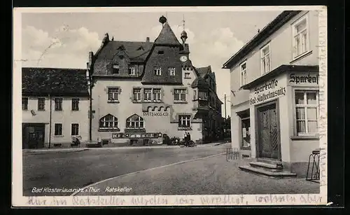 AK Bad Klosterlausnitz i. Thür., Gasthaus Ratskeller