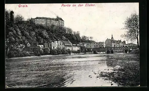 AK Greiz, Partie an der Elster
