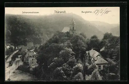 AK Tharandt, Johannesstrasse und Burgkeller