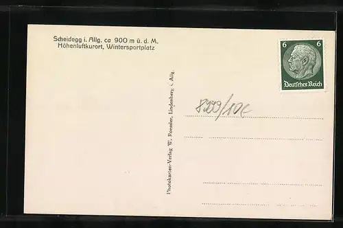 AK Scheidegg / Allgäu, Gesamtansicht