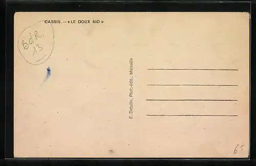 AK Cassis, Le Doux Nid
