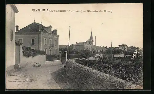 AK Civrieux-D'Azergues, Chemin du Bourg