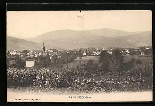 AK Les Olmes, Vue générale