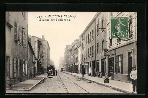 AK Oullins, Avenue des Saulées