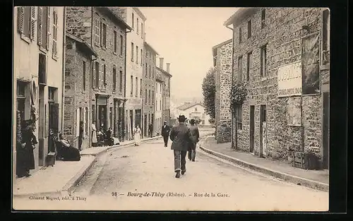 AK Bourg-de-Thizy, Rue de la Gare