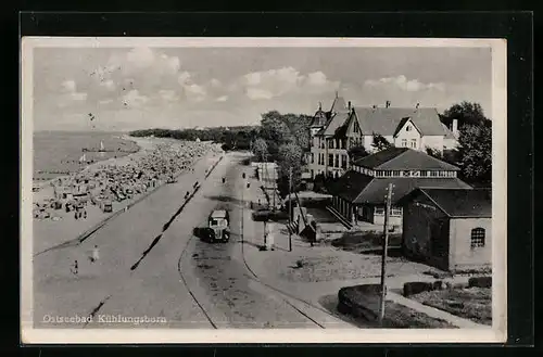 AK Kühlungsborn, Strand und Promenade an der Ostsee