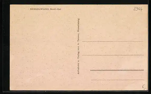 AK Nesselwang, Generalansicht von Nord Ost